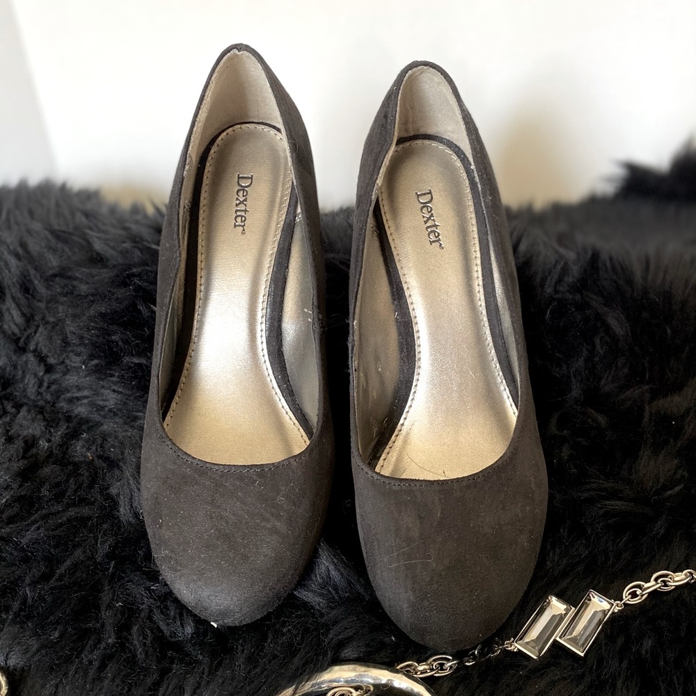 Dexter Wedge Faux Suede 9W